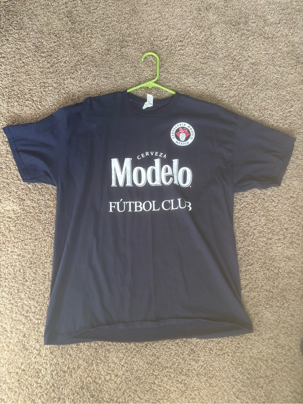 ModelCo Navy Graphic Kids Tee with White Logo
